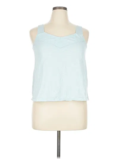 Pre-owned True Craft Tank Top Blue Tops
