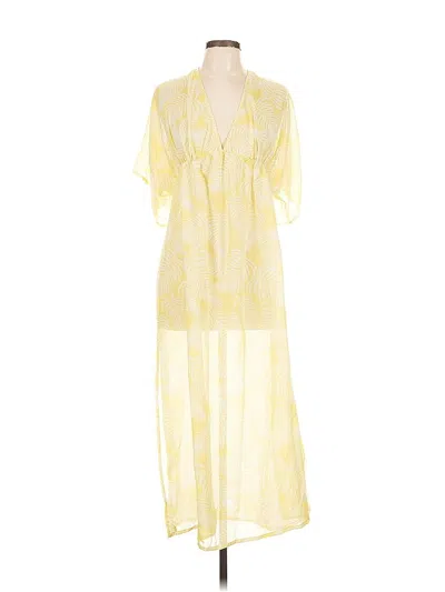 True Destinations Casual Dress In Yellow