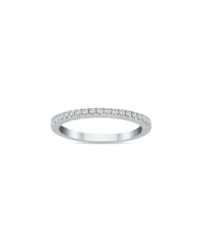 True Diamond 14k 0.12 Ct. Tw. Diamond Ring In Metallic