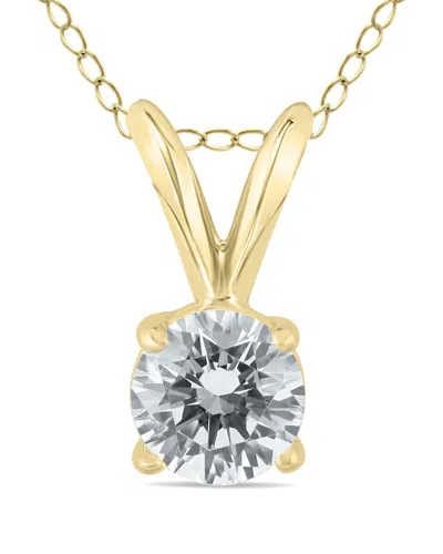 True Diamond 14k 0.30 Ct. Tw. Diamond Necklace In Gold