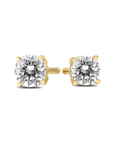 True Diamond 14k 0.37 Ct. Tw. Diamond Studs In Gold