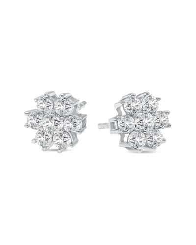 True Diamond 14k 0.96 Ct. Tw. Diamond Studs In Metallic