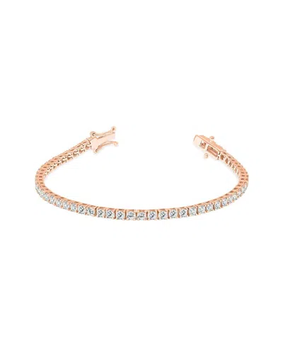 True Diamond 14k 5.00 Ct. Tw. Diamond Tennis Bracelet In Gold