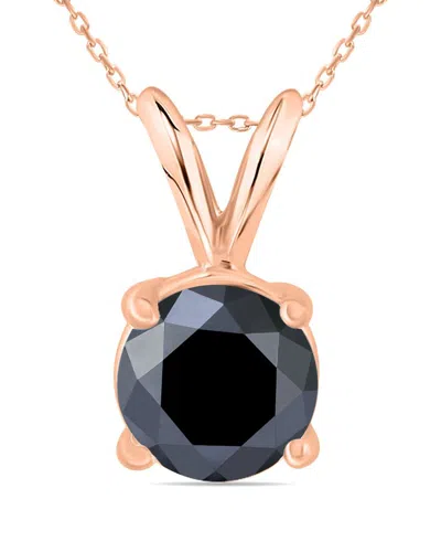 True Diamond 14k Rose Gold 1.45 Ct. Tw. Diamond Necklace