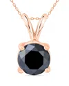 True Diamond 14k Rose Gold 1.95 Ct. Tw. Diamond Necklace