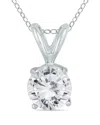 True Diamond Silver 0.64 Ct. Tw. Diamond Necklace
