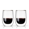 True Double-walled Wine Glasses In Clear