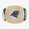 True Fans Fine Jewelry Carolina Panthers Mens 1/2 Ct. Natural White Diamond 10k Two Tone Gold Fashion Ring In Gold