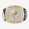 True Fans Fine Jewelry Minnesota Vikings Mens 1/2 Ct. Natural White Diamond 10k Two Tone Gold Fashion Ring In Gold