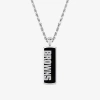 True Fans Fine Jewelry Unisex Adult 1/10 Ct. T.w. Genuine Black Onyx Sterling Silver 22 Inch Pendant Necklace In Metallic