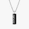 True Fans Fine Jewelry Unisex Adult 1/10 Ct. T.w. Genuine Black Onyx Sterling Silver 22 Inch Pendant Necklace In Silver