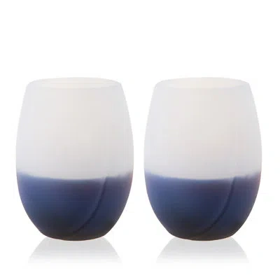 True Flexi Aerating Silicone Cups In Clear In White;clear