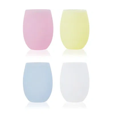 True Flexi Aerating Silicone Wine Cups In Multicolor