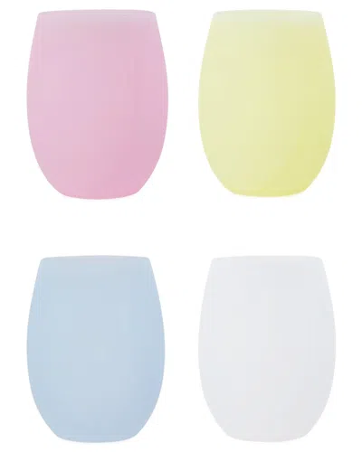 TRUE TRUE FLEXI SET OF 4 ASSORTED AERATING SILICONE CUPS