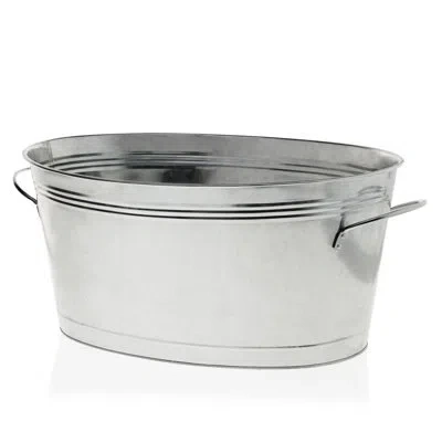 True Galvanized Ice Bucket In Silver