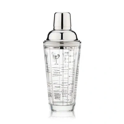 True Glass Recipe 13.5 oz Cocktail Shaker In Clear