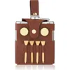 True Golfer's Flask And Accessory Set In Brown