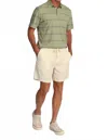 True Grit Baja Cord Shorts In Sand In White