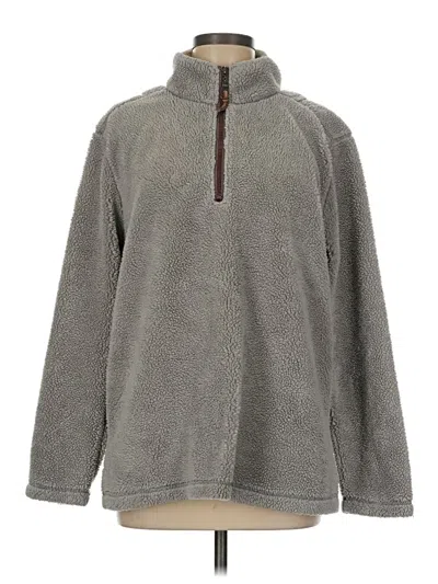 Pre-owned True Grit Fleece Jacket In Gray