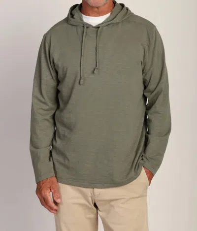 True Grit Heritage Slub Hoodie In Timber In Green