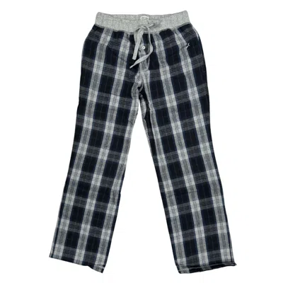 True Grit Men's Mountain Checks Flannel Pants In Blue Multi