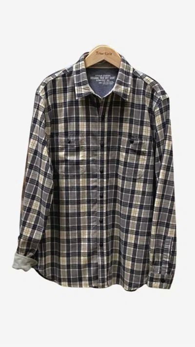 True Grit Men Telluride Longsleeve Shirt In Grey
