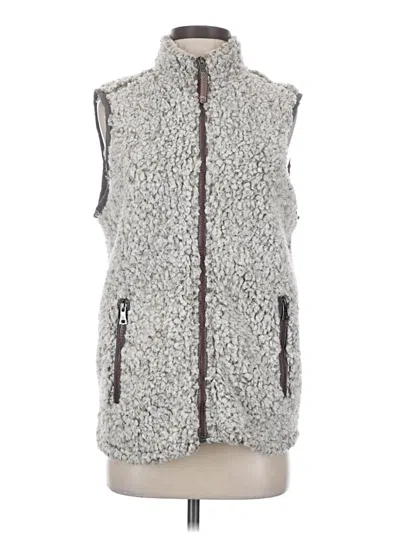 Pre-owned True Grit Vest In Gray