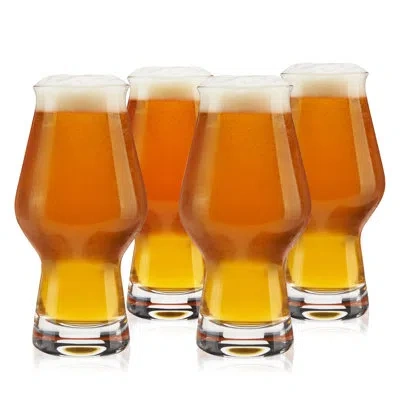 True Ipa Beer Glasses, Set Of 4 In Clear