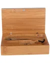 True Keepsake 2pc Bamboo Accessory Set In Brown