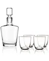 True Liquor Decanter Gift Set In Clear
