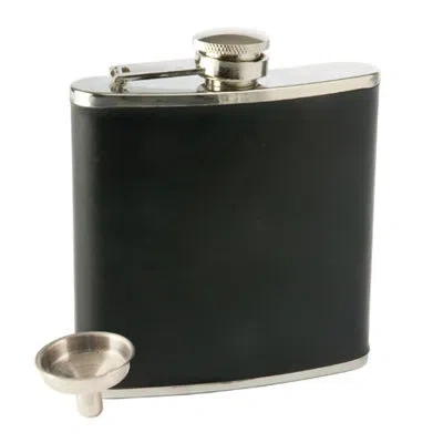 True Monte Carlo 6 Oz. Faux Leather Flask