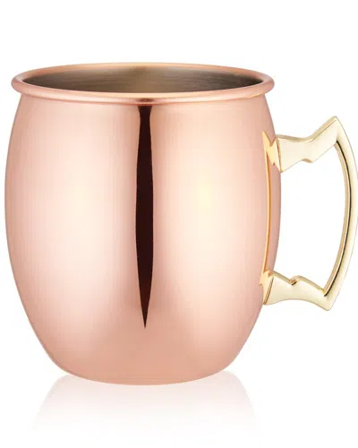 True Moscow Mule Copper Cocktail Mug In Gold