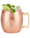 True Moscow Mule Copper Cocktail Mug In Pink