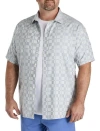 True Nation By Dxl Big & Tall Abstract Print Sport Shirt