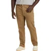 True Nation By Dxl Athletic-fit 5-pocket Everyday Stretch Twill Pants In Homestead Brown
