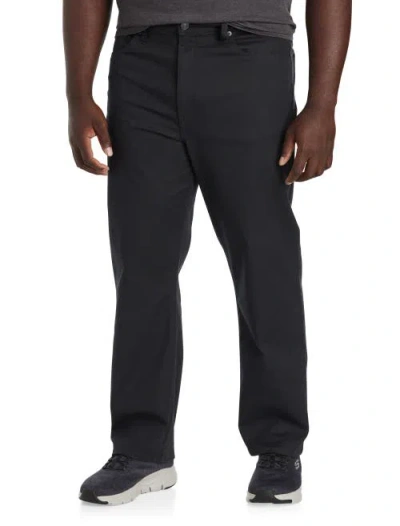 True Nation By Dxl Big & Tall Black Loose-fit Stretch Jeans