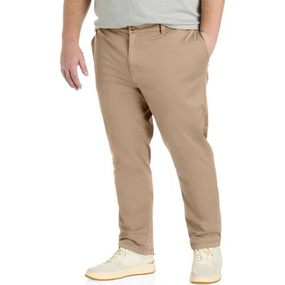 True Nation By Dxl Big & Tall Clubhouse Chino Pants In Dune