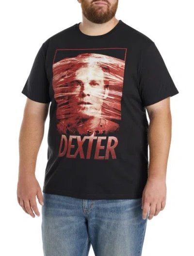 True Nation By Dxl Big & Tall Dexter Graphic Tee In Black