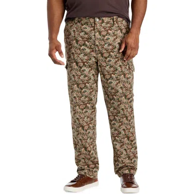 True Nation By Dxl Big & Tall Everyday Cargo Pants In Green
