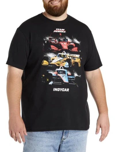 True Nation By Dxl Big & Tall Indy Car Racing Graphic Tee In Black