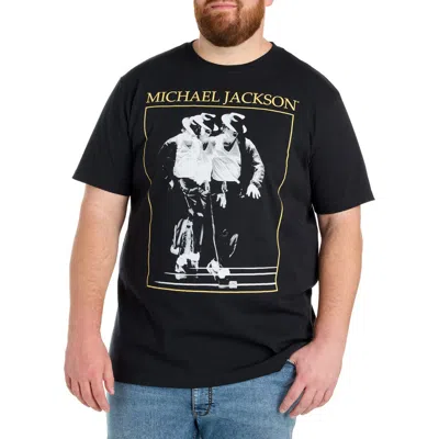 True Nation By Dxl Big & Tall Michael Jackson Graphic T-shirt In Black