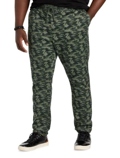 True Nation By Dxl Big & Tall Slim-fit Camo Joggers In Multi