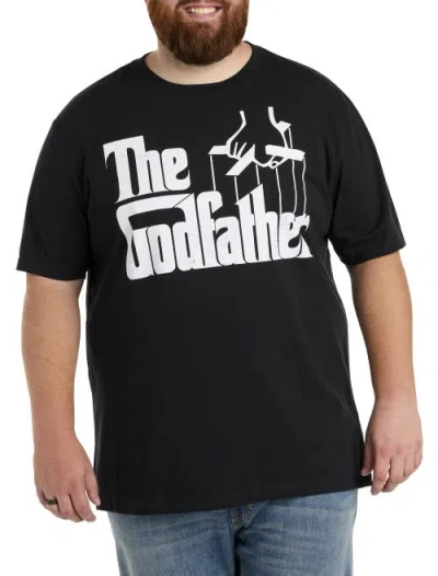 True Nation By Dxl Big & Tall The Godfather Graphic Tee In Black