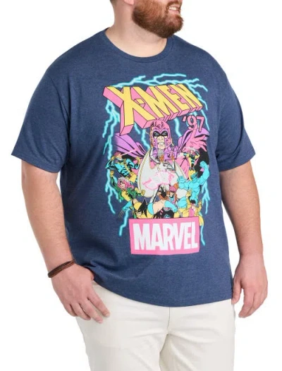 True Nation By Dxl Big & Tall Xmen 97 Graphic Tee In Blue