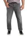 True Nation By Dxl True Nation Grey Tapered-fit Jeans In Its Gonna Be Grey
