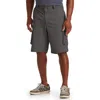 True Nation Stretch Ripstop Cargo Shorts In Grey