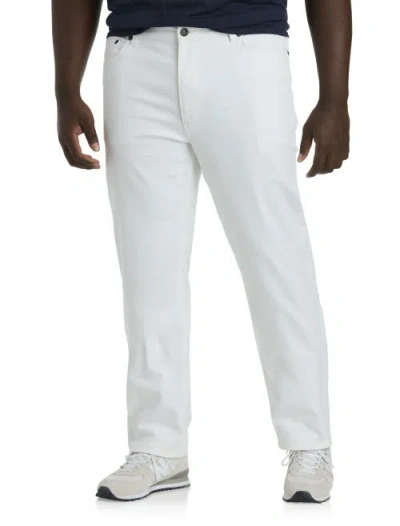 True Nation Eco Tapered-fit Stretch Jeans In White