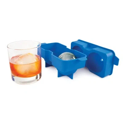 True Neptune 2.25" Silicone Ice Sphere Mold In Blue