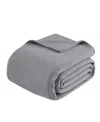 True North By Sleep Philosophy Microfleece Blanket, Full/queen In Grey