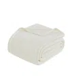 True North By Sleep Philosophy Microfleece Blanket, Full/queen In Ivory